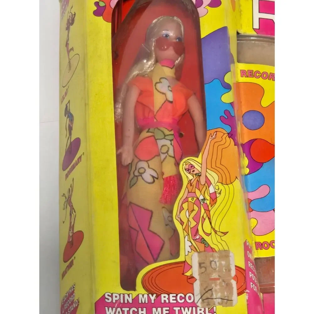 Vintage 1970 Mattel Rock Flowers Heather Doll | Partially Sealed No 1166
